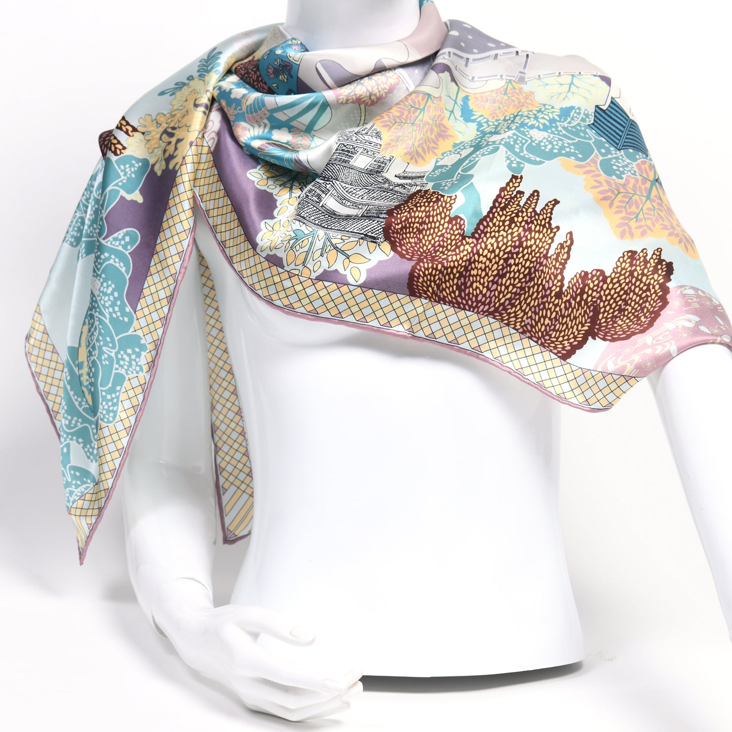 Journey to the West Luxury Silk Scarf